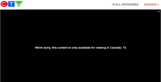 Why do you need a VPN to watch Canadian TV?