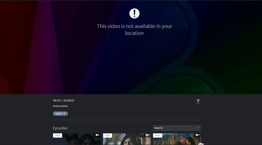 This video is not available in your location
