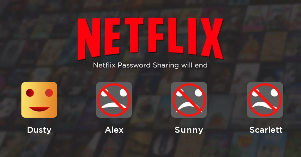 Netflix password sharing 