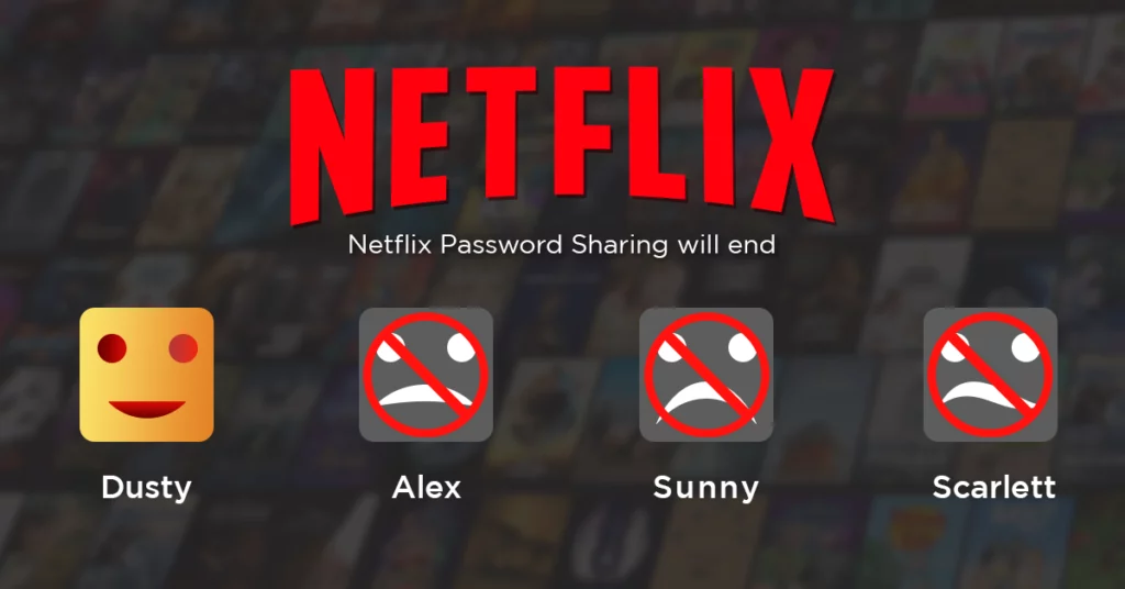 Netflix password sharing