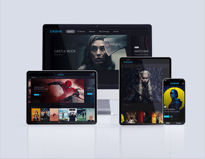 Supported Devices to Watch Crave TV 