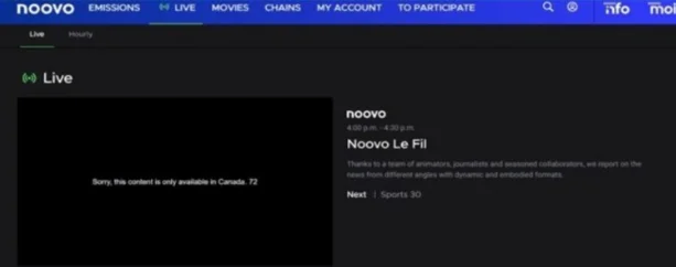 Why Do You Need a VPN to Watch Noovo iOutside Canada?