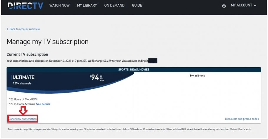 Directv free trial