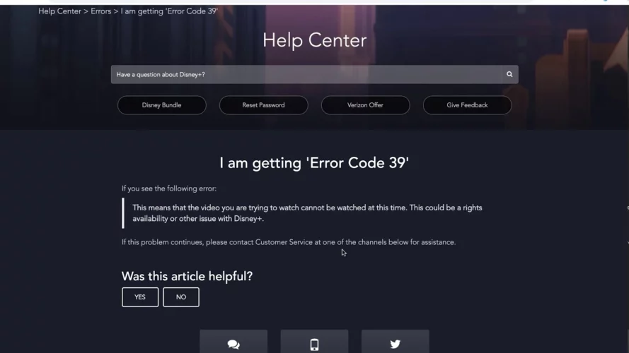 disneyplus error code 39