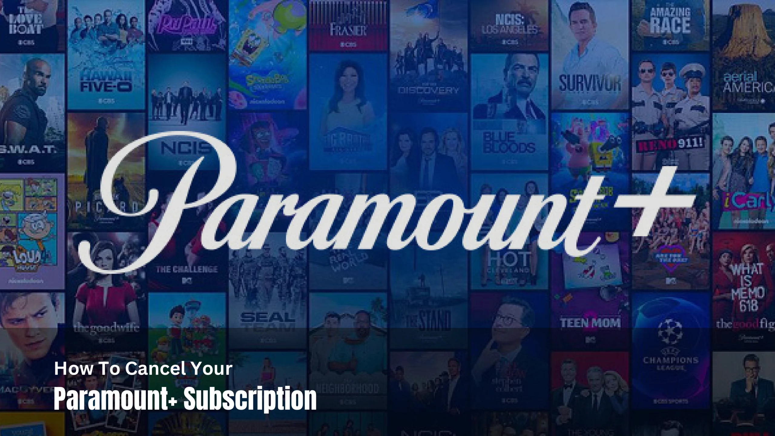 Cancel paramount+ subscription