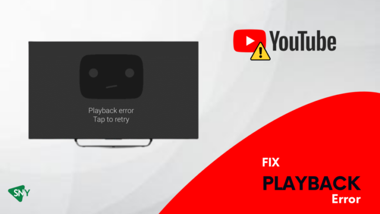 YouTube TV Playback Error