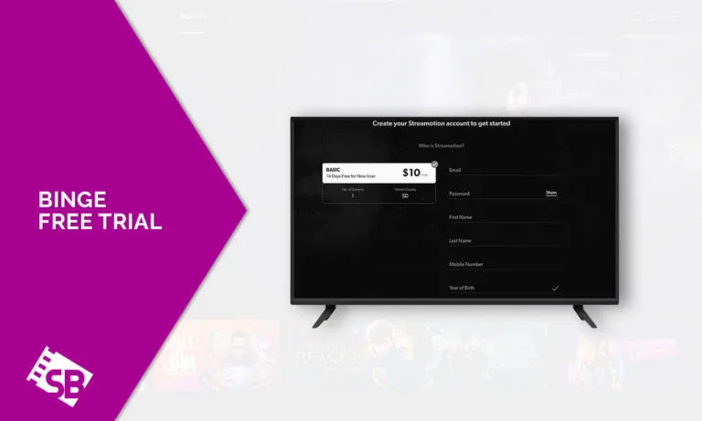 BINGE free trial