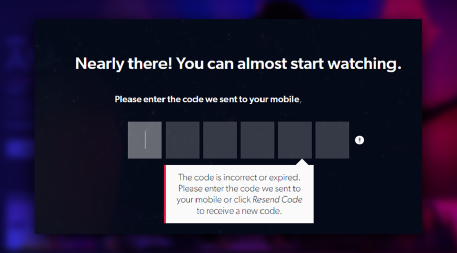 BINGE free trial verification