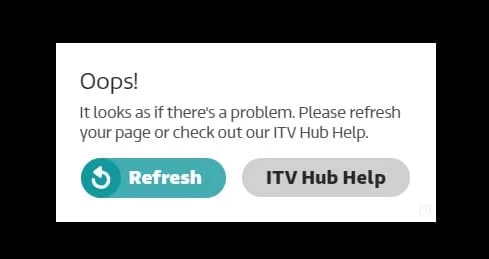 ITV HUB not working