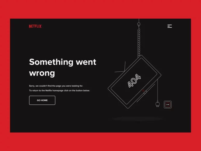 Netflix Error code NSES-404