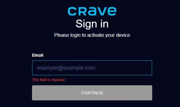 Why Sign-in to Crave is Not Working?