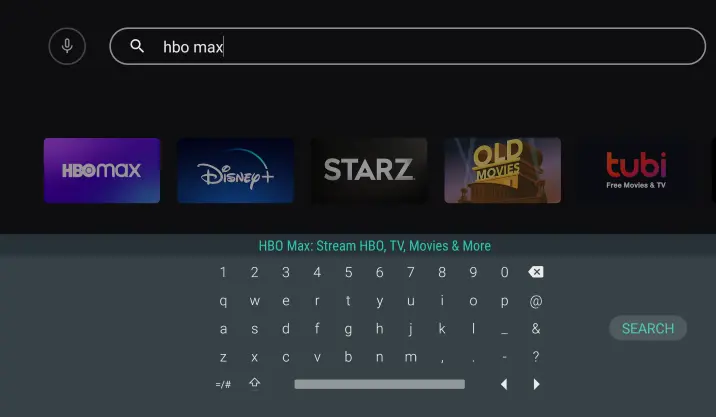 hbo max on android tv