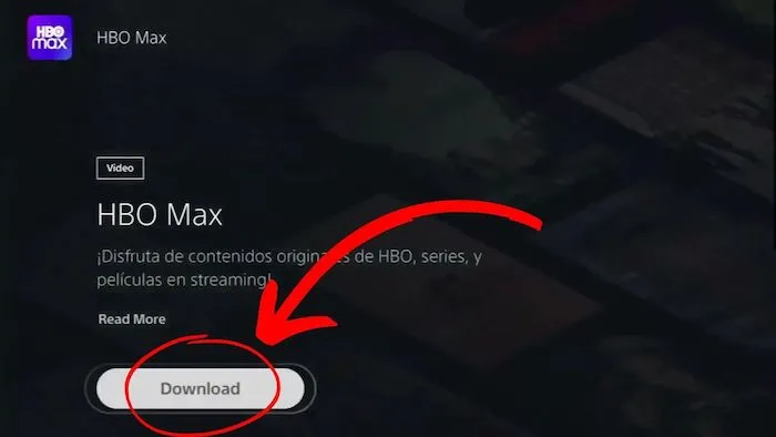 HBO Max on Playstation