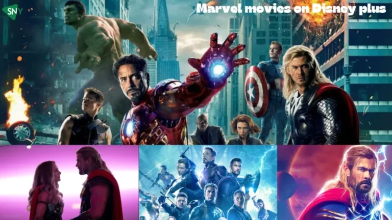Marvel movies on Disney plus