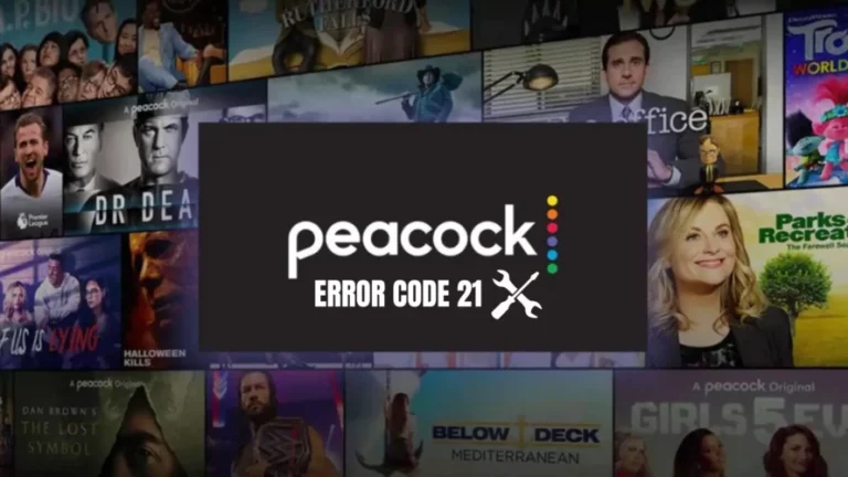 Fix peacock error code 21