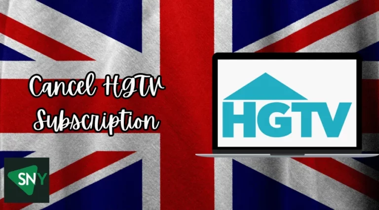 Cancel HGTV Subscription in the UK