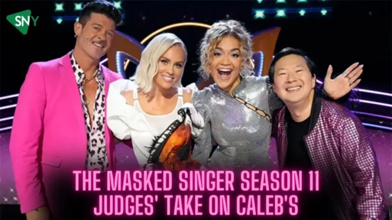 The Masked Singer Season 11 - Judges' Take on Caleb's