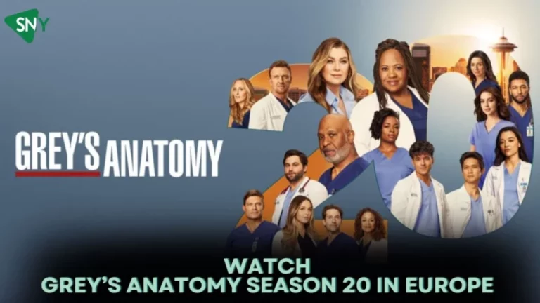 Watch Grey’s Anatomy Season 20 in Europe